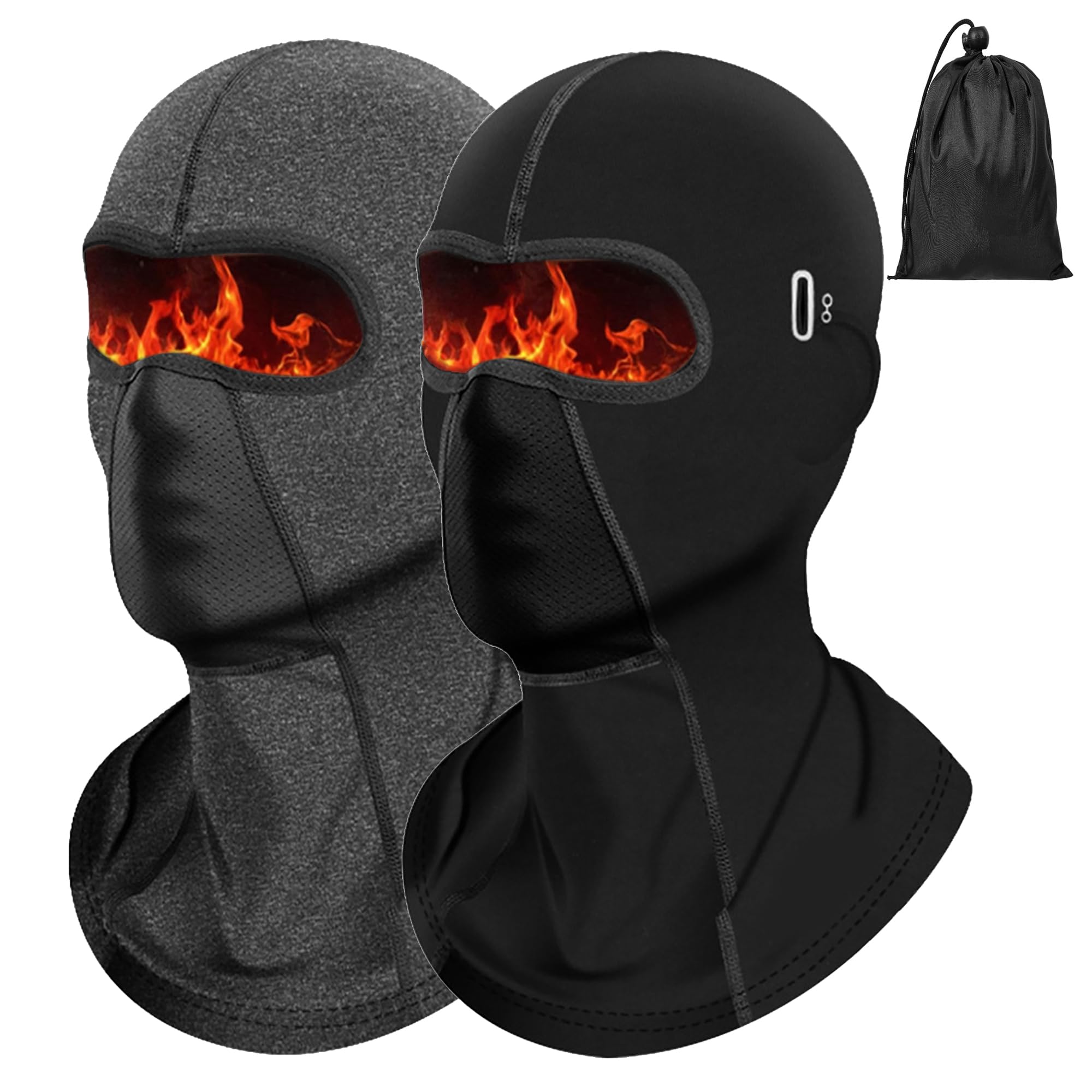 Balaclava Ski Mask Moisture Wicking Winter Neck Warmer Full Face Mask Cover Thermal Cycling Motorcycle Ski Scarf