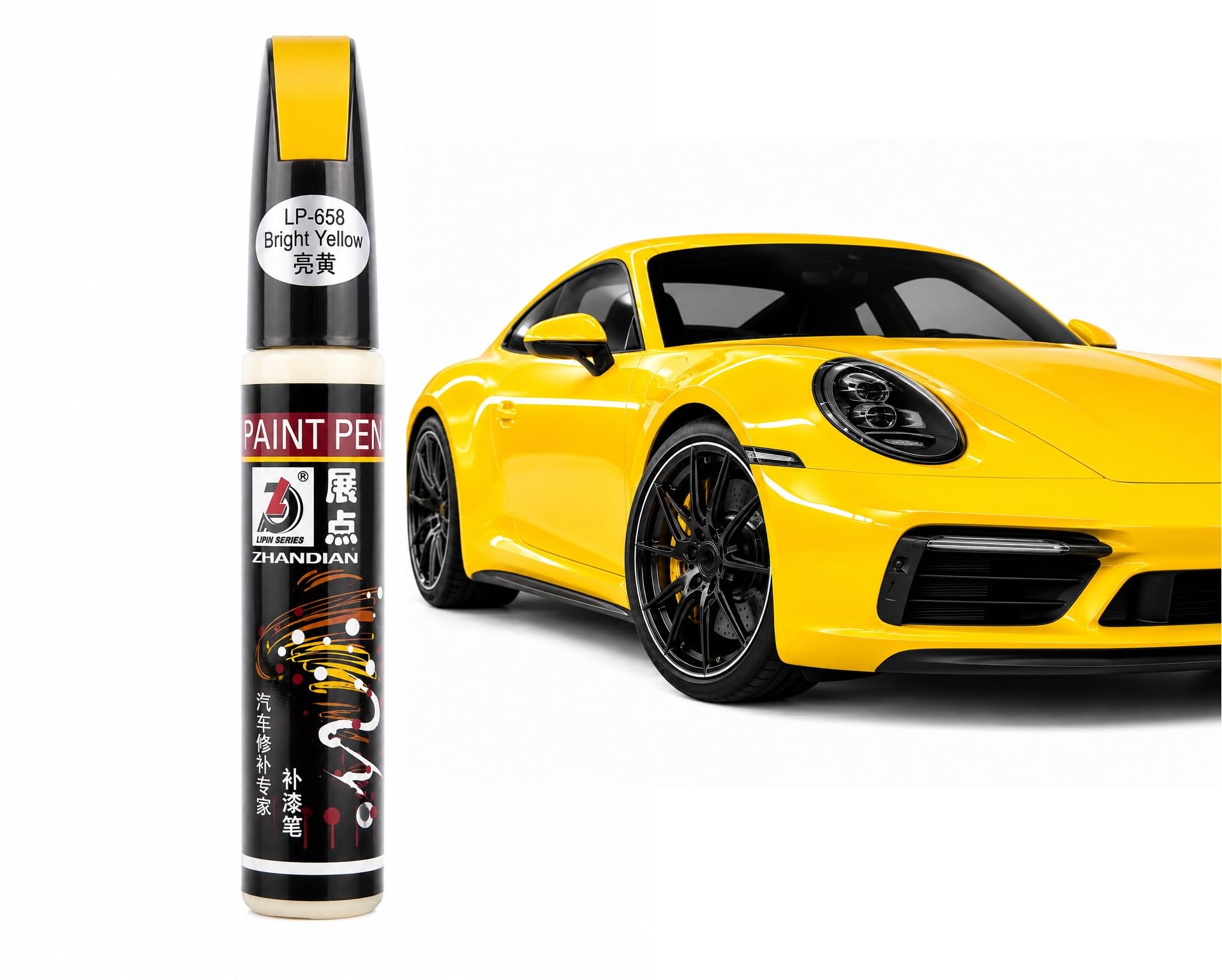 Car Paint Pen Bright Yellow, Car Paint Touch Up Pen for Deep Scratches,Car Scratch Repair Pen Auto Scratch Remover for Easy to Use and Fix, Bright Yellow,-image-23