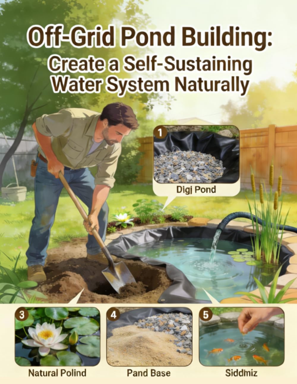 Off-Grid Pond Building: Create a Self-Sustaining Water System Naturally