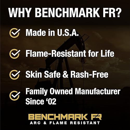Vista 6 de BENCHMARK FR Mascarilla facial resistente al fuego, polaina para el cuello, CAT2, fabricada en los Estados Unidos