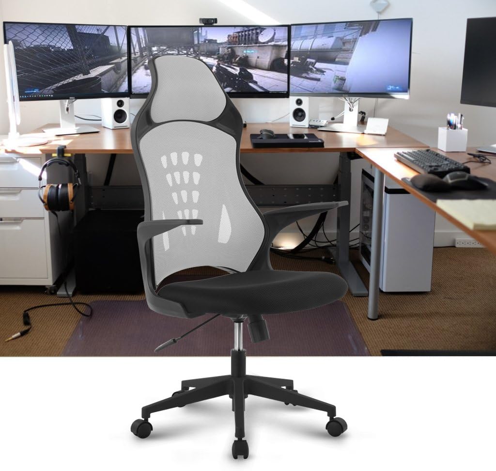 LANGRIA Gaming Chair Racing Style Ergonomic HighBack Mesh