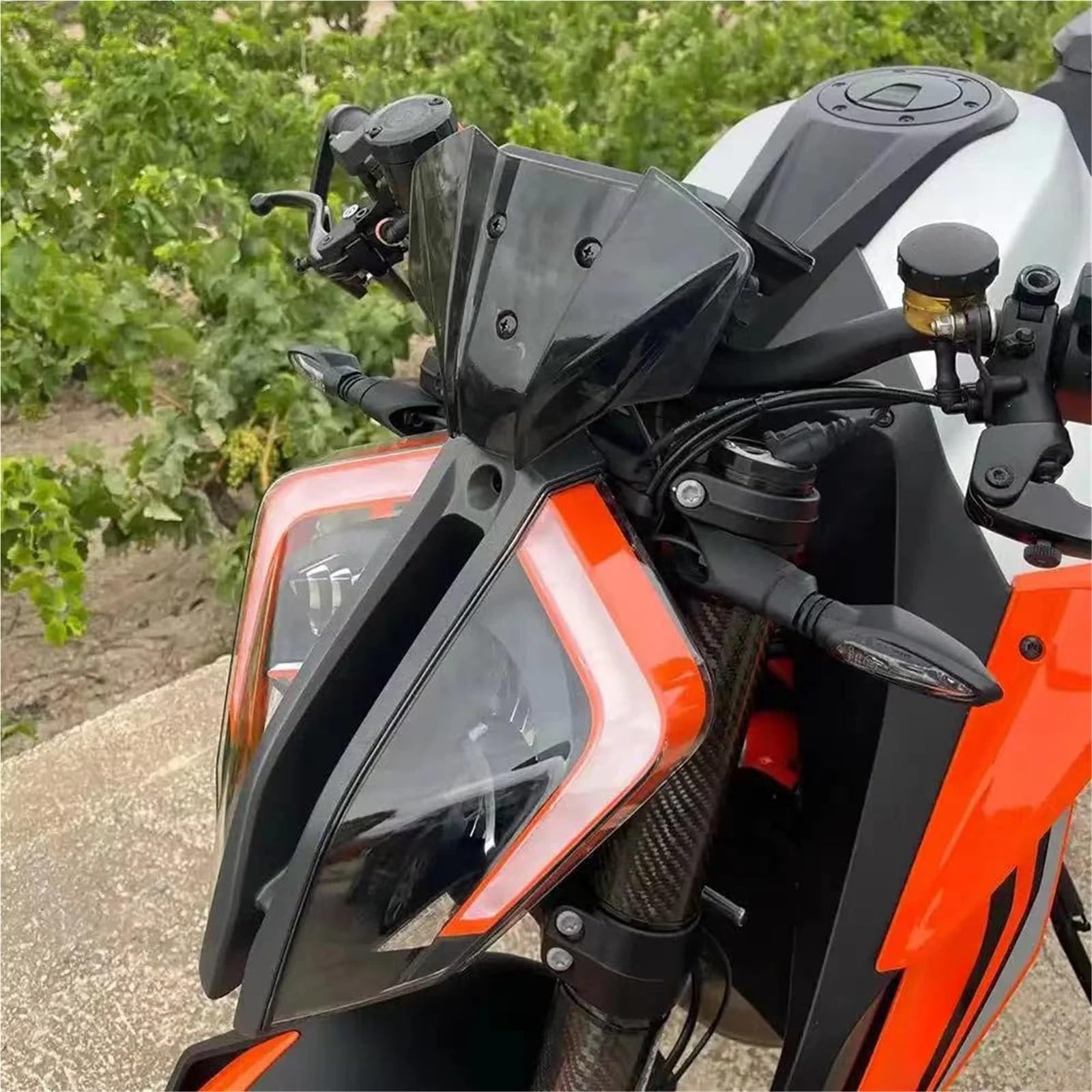 KTM 1290 SuperDuke GT用 MRS製ウインドスクリーン美品 Amazon | 1290 SuperDuke R/RR/EVO用 ウィンドシールド フライ