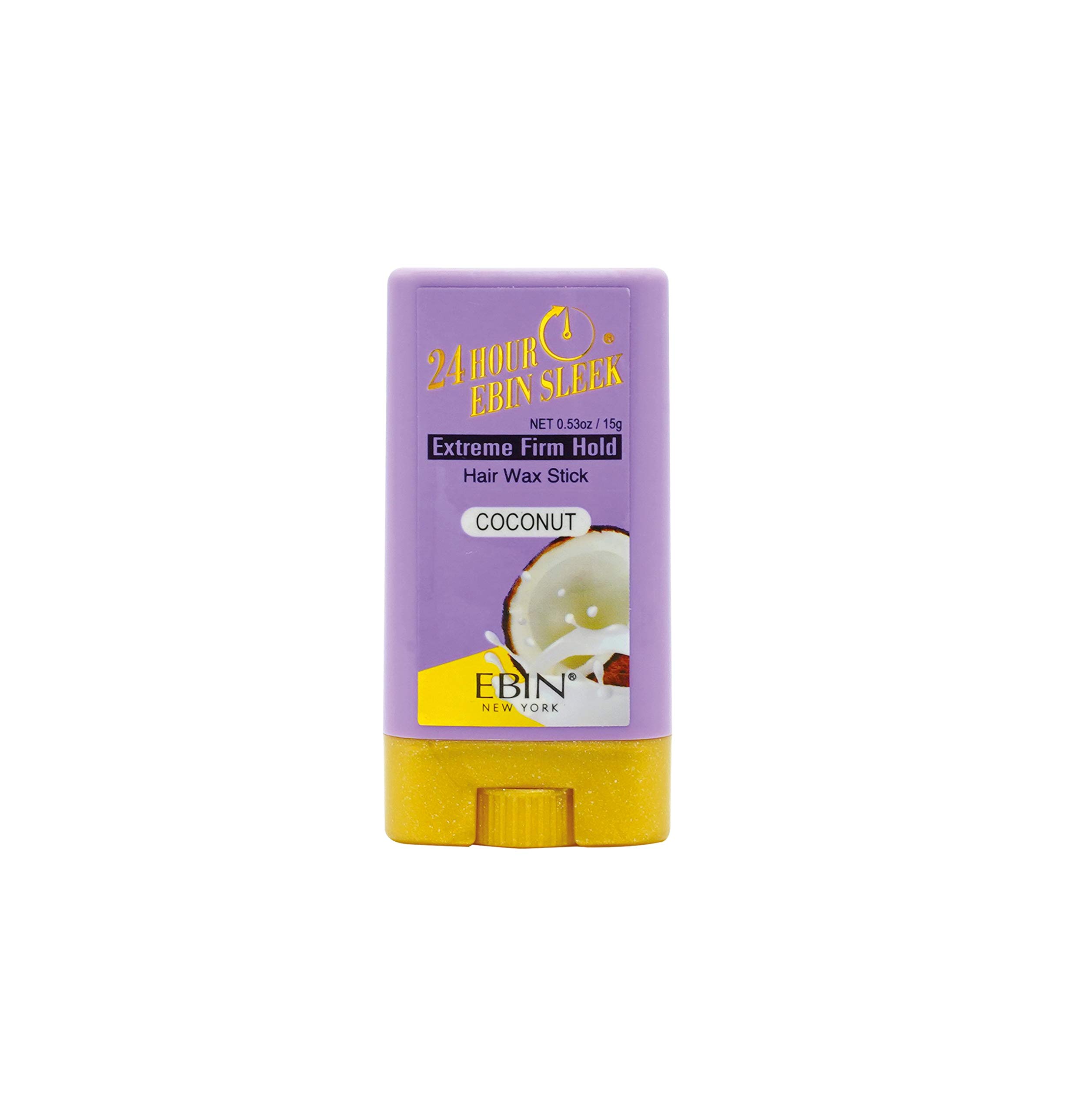EBIN NEW YORK 24 Hour Edge Tamer Hair Sleek Stick (0.53oz/15g) - Coconut