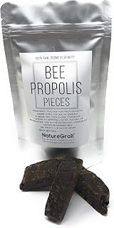 100% Raw Pure Bee Propolis Pieces - 100% Raw, Cosmetic Quality, Big Propolis Chunks - Net Weight: 1.76oz/50g