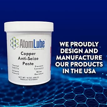 AtomLube Copper Anti-Seize Paste, 6-Pack of 16 oz Jar