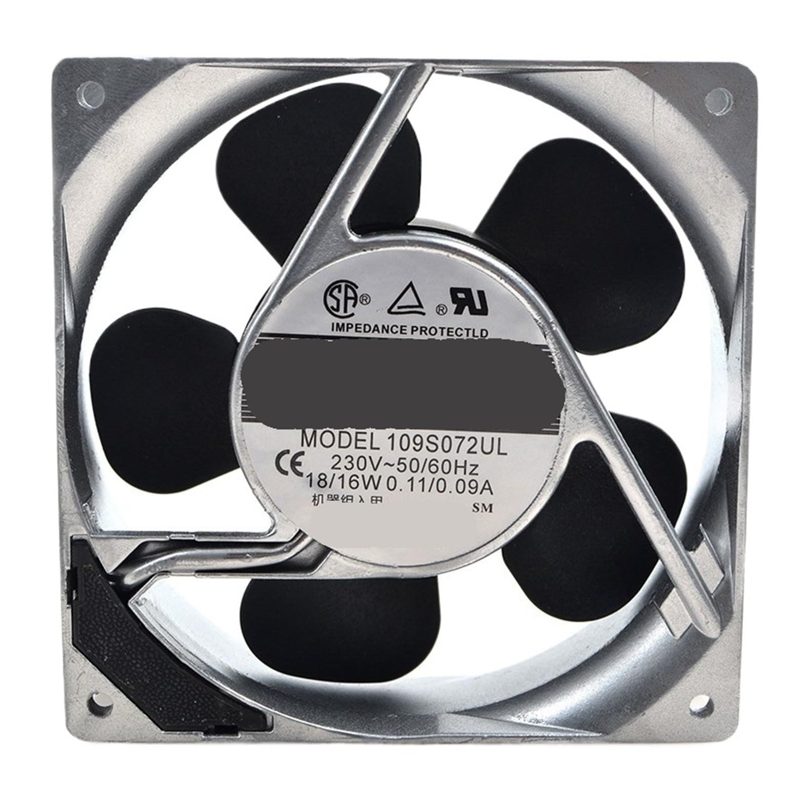 OKEWGHFL 109S072UL 230VAC 18/16W 0.11/0.09A 12038 120 * 120 * 38mm 12CM COOLING FAN