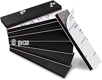 Vista 13 de Almohadillas de goma antideslizantes para muebles 8 piezas 3 pulgadas cuadradas, almohadillas antideslizantes para muebles de madera dura, para sofá