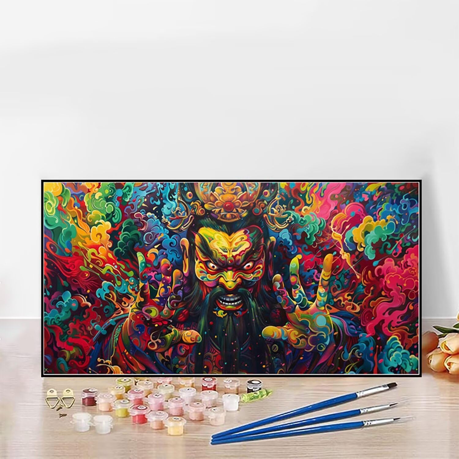 Malowanie po numerach dla dorosłych abstrakcyjne, zestawy do malowania po numerach, na płótnie, rysunek według numerów, dla dzieci początkujących, akrylowy pigment rysunek lakier na prezenty,