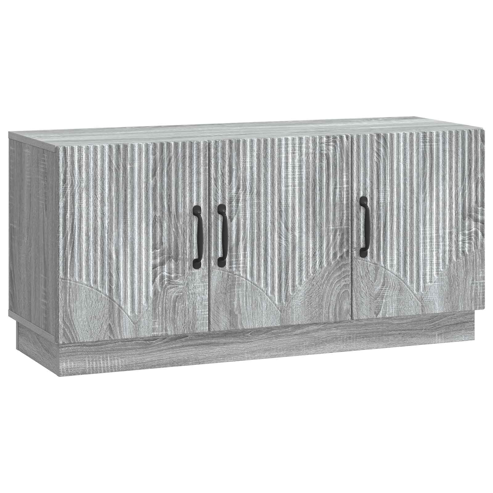 Meuble TV en bois gris Sonoma 99x34,5x47 cm table TV salon