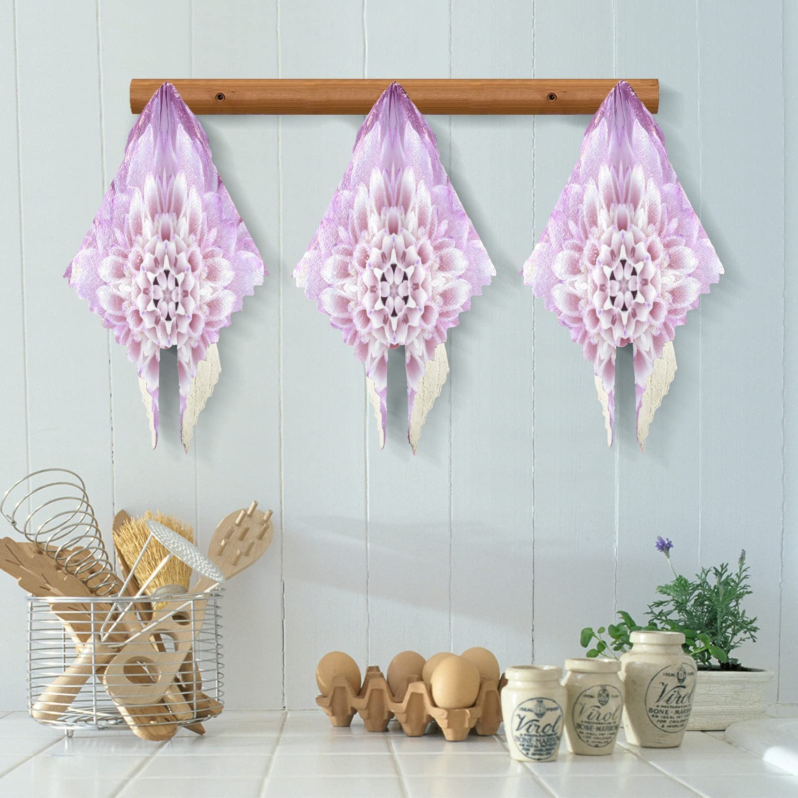 Confezione da 6 strofinacci da cucina Lotus, 25 x 25 cm, panno per la pulizia perfetto per lavare piatti, cucina, bancone e auto, confezione da 6