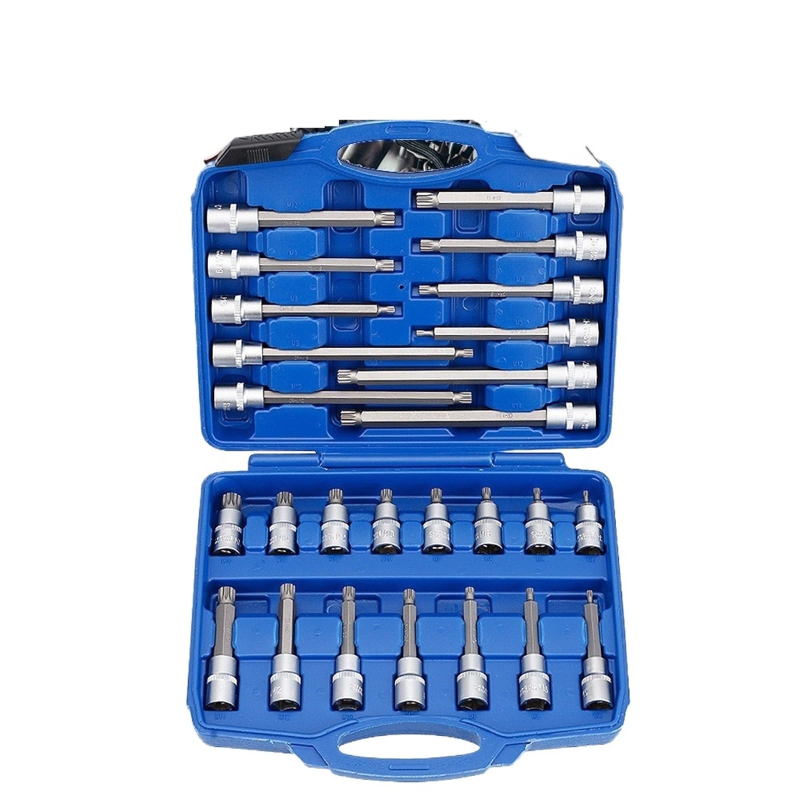 26 szt./30 ./32 Zestaw rozszerzonych tulejek nasadowych nasadek udarowych 1/2" bitów do głębokich Zestaw przedłużek(26pc)