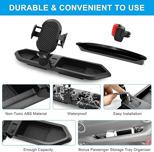 Miniatura 3 de Soporte de teléfono para accesorios Jeep soporte de teléfono para Jeep Gladiator soporte de teléfono y soporte de teléfono Jeep JL 2018 2019 2020