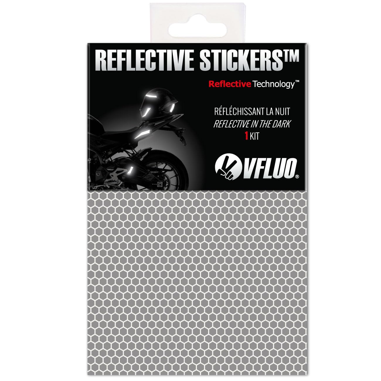 Pacco Adesivi Riflettenti 3M Scotchlite A4 - Stelle Nere E Bianche (Regno Unito)