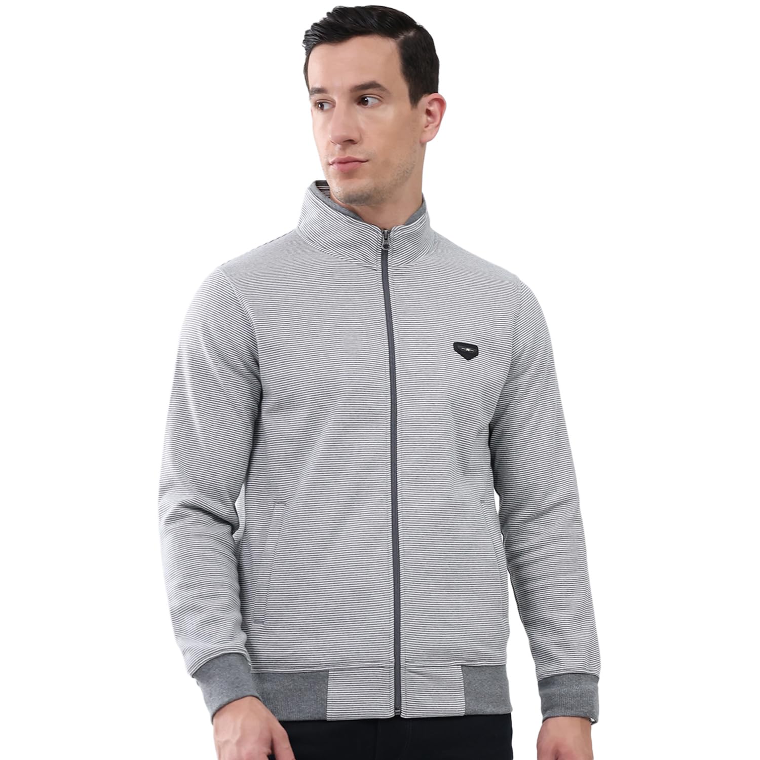 Monte Carlo Men's Regular Fit Sweatshirt | Mock Neck Solid Design | Full Sleeves Warm Stylish Winter Wear (Pack of 1)-picture-31