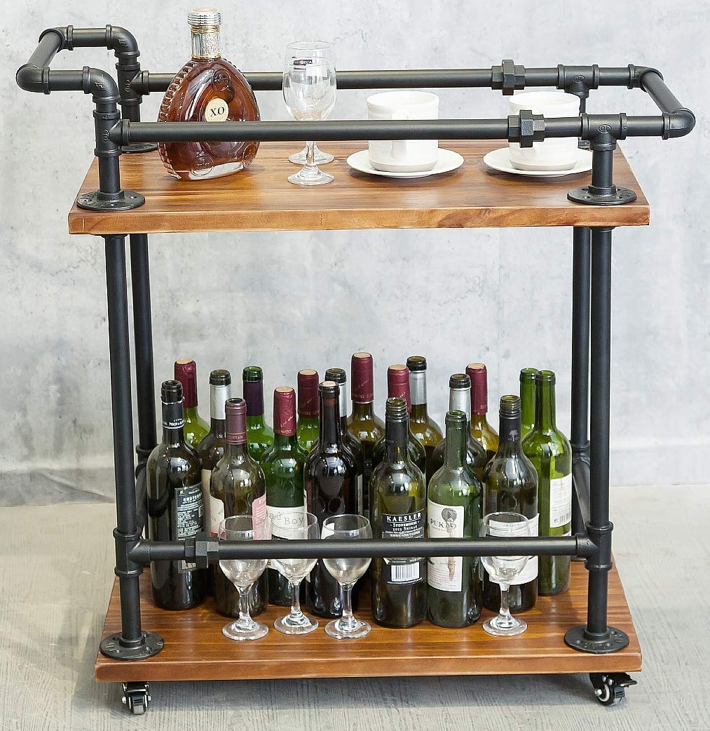 Buy DOFURNILIM Industrial Bar Carts/Serving Carts/Kitchen Carts/Wine