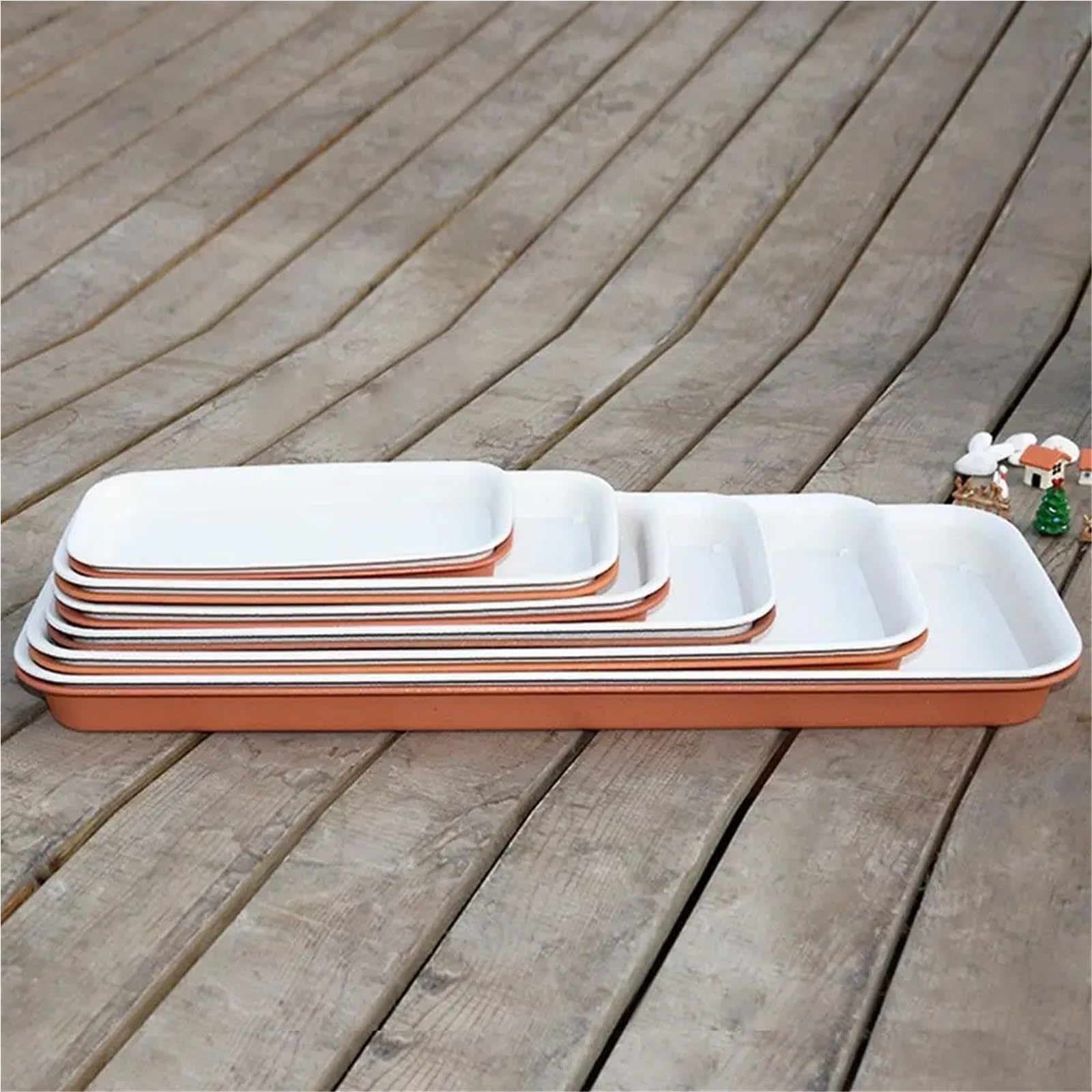3Pcs Plant Saucer Drip Trays per Piante