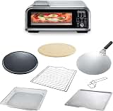 Kitchen Elite 15 in 1 Digital Toaster Oven Air Fryer Combo with Touch Panel and 12 Inch Pizza Capacity, Stainless Steel, Silver — image 2
