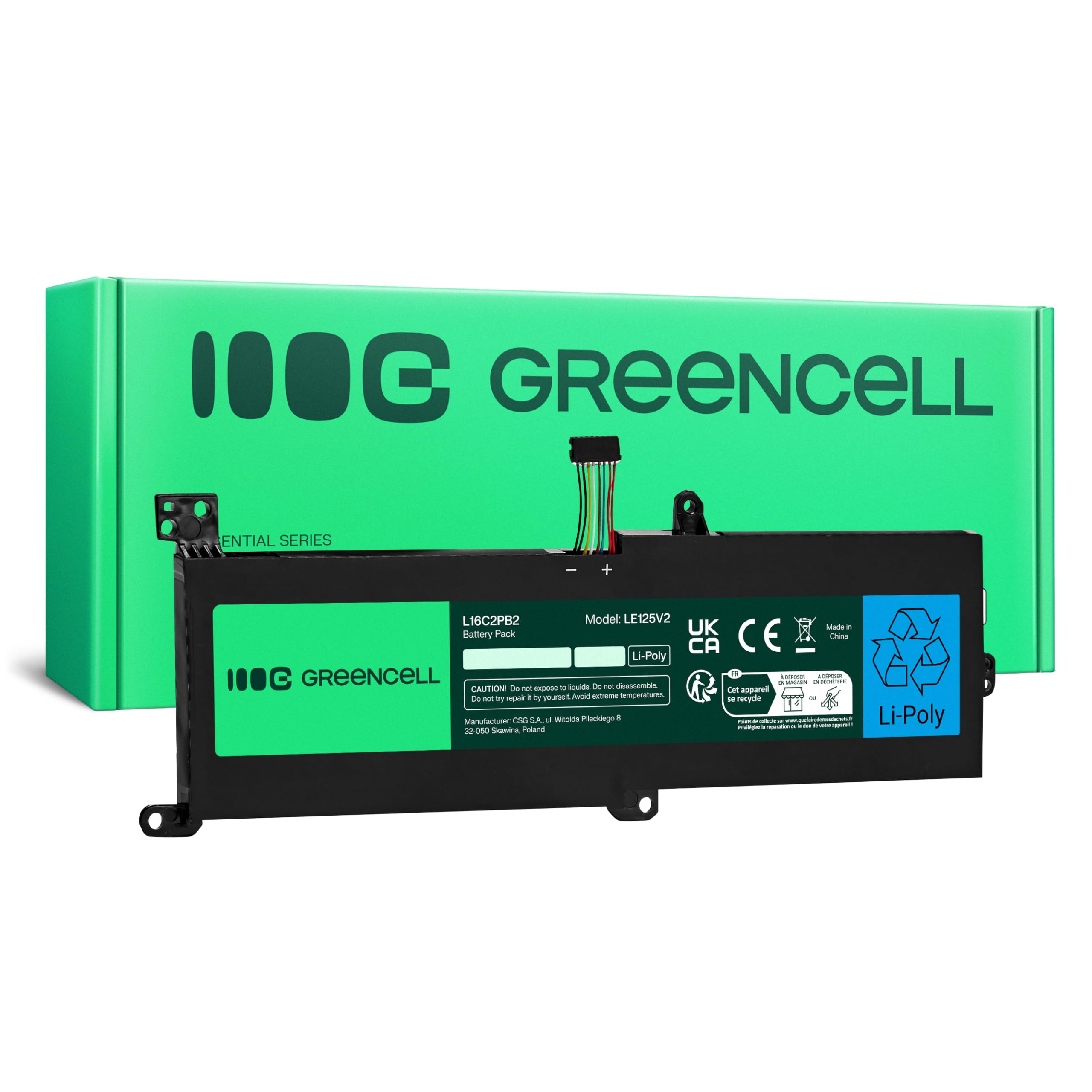 Green Cell Bateria do laptopa Lenovo IdeaPad 3 130 3 320 320C 330 520 S145 V14 V145 V15 V320 3-15ADA05 3-15IIL05 / L16C2PB2 L16M2PB1