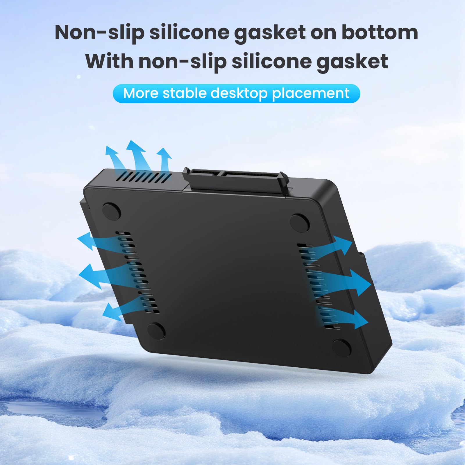 Enclosure universale 3 in 1 per disco rigido, adattatore USB 3.2 10Gbps Type-C per NVMe M.2 (2230-2280), HDD SATA e IDE da 2,5"/3,5", lettore SSD esterno per unità IDE da 3,5"
