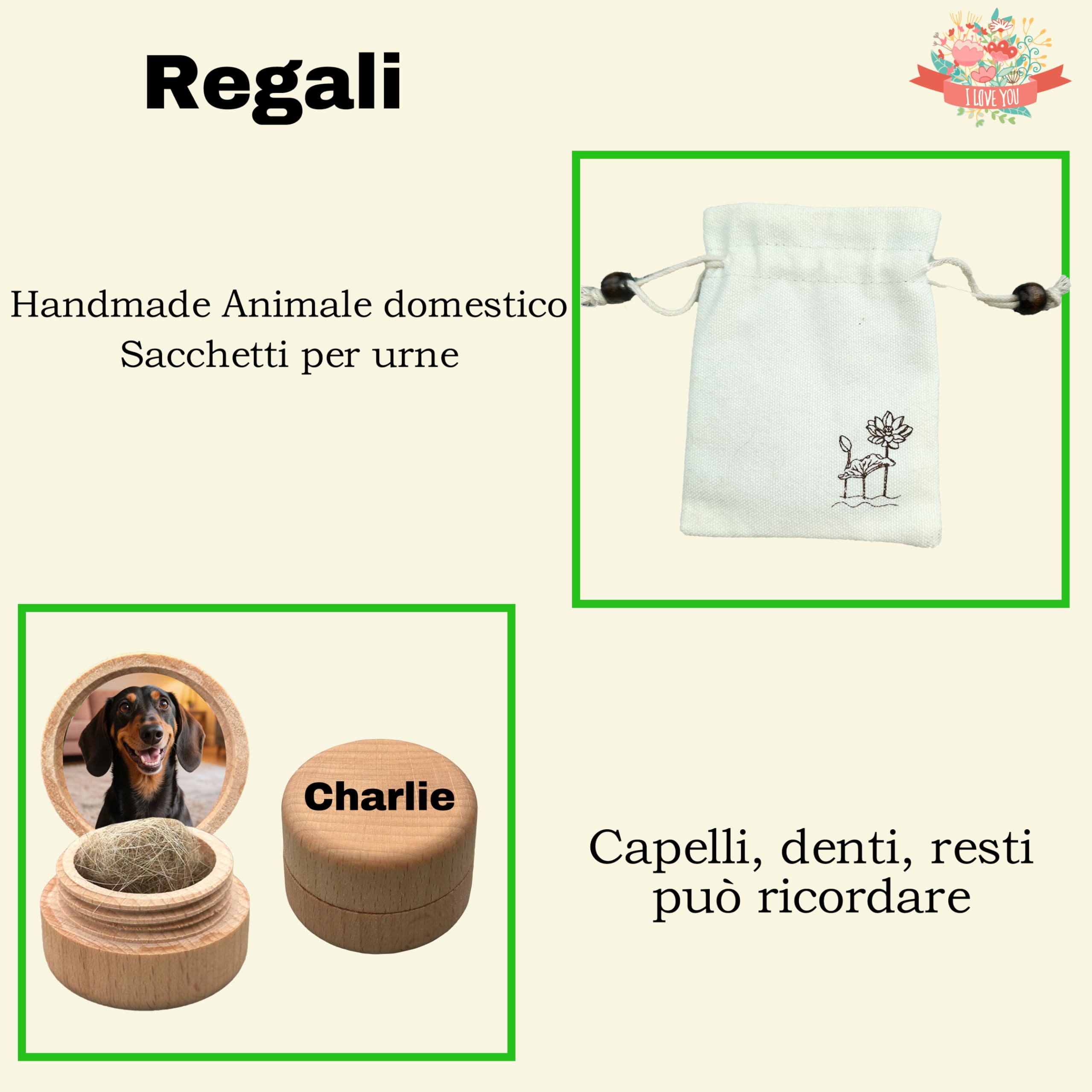 Urna per animali domestici personalizzata，Urne per gatti e cani, domestici, ceneri,Urna in ceramica | Fatto a mano su misura (Medio（Adatto per le ceneri≤20KG）)