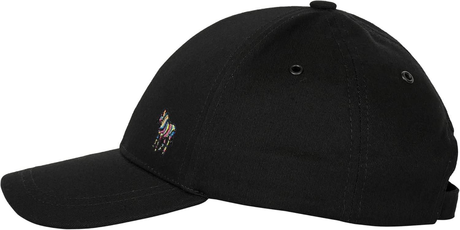 Paul Smith Men's Ps Men's Organic Cotton Zebra Logo Baseball Cap