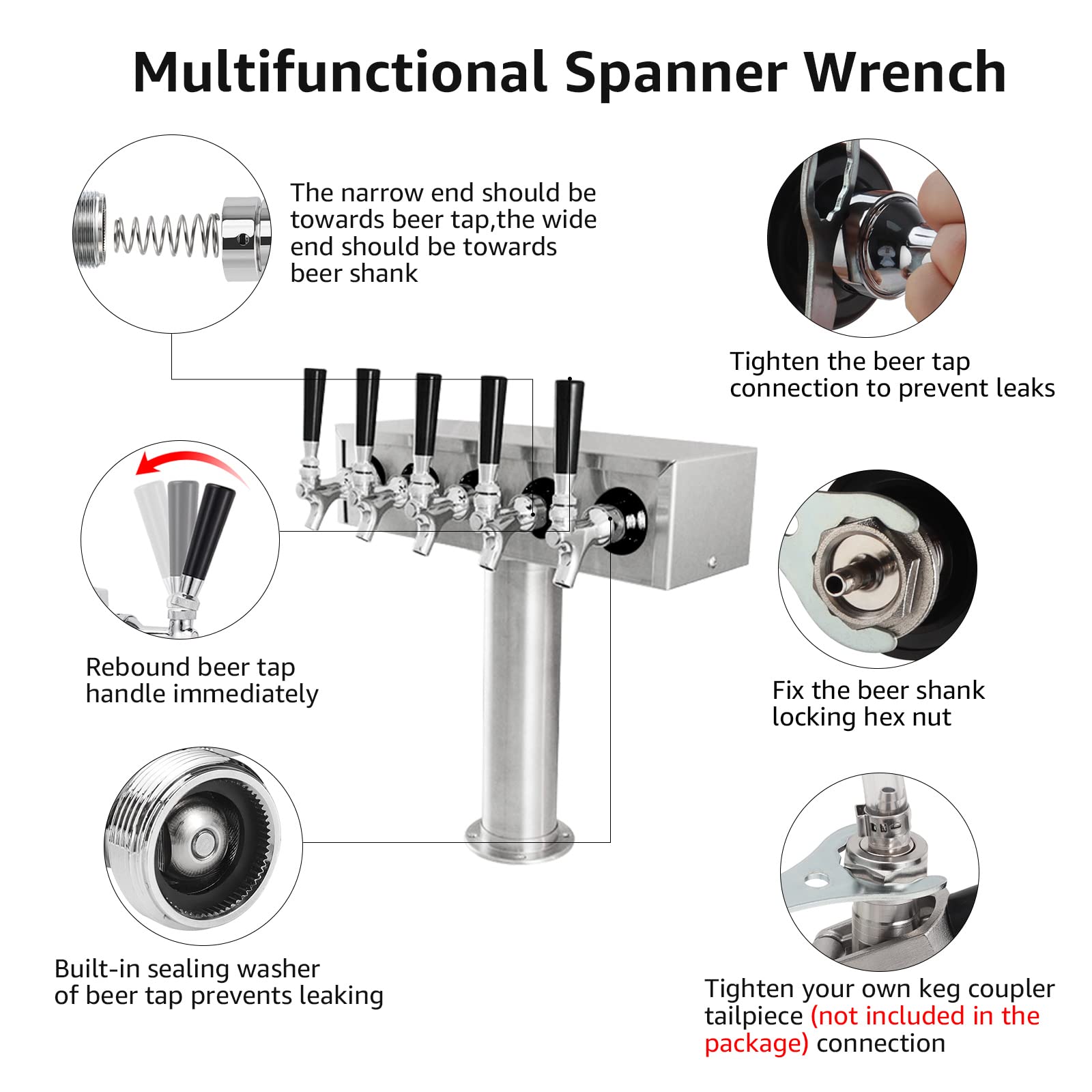 Beer Keg Still Parts