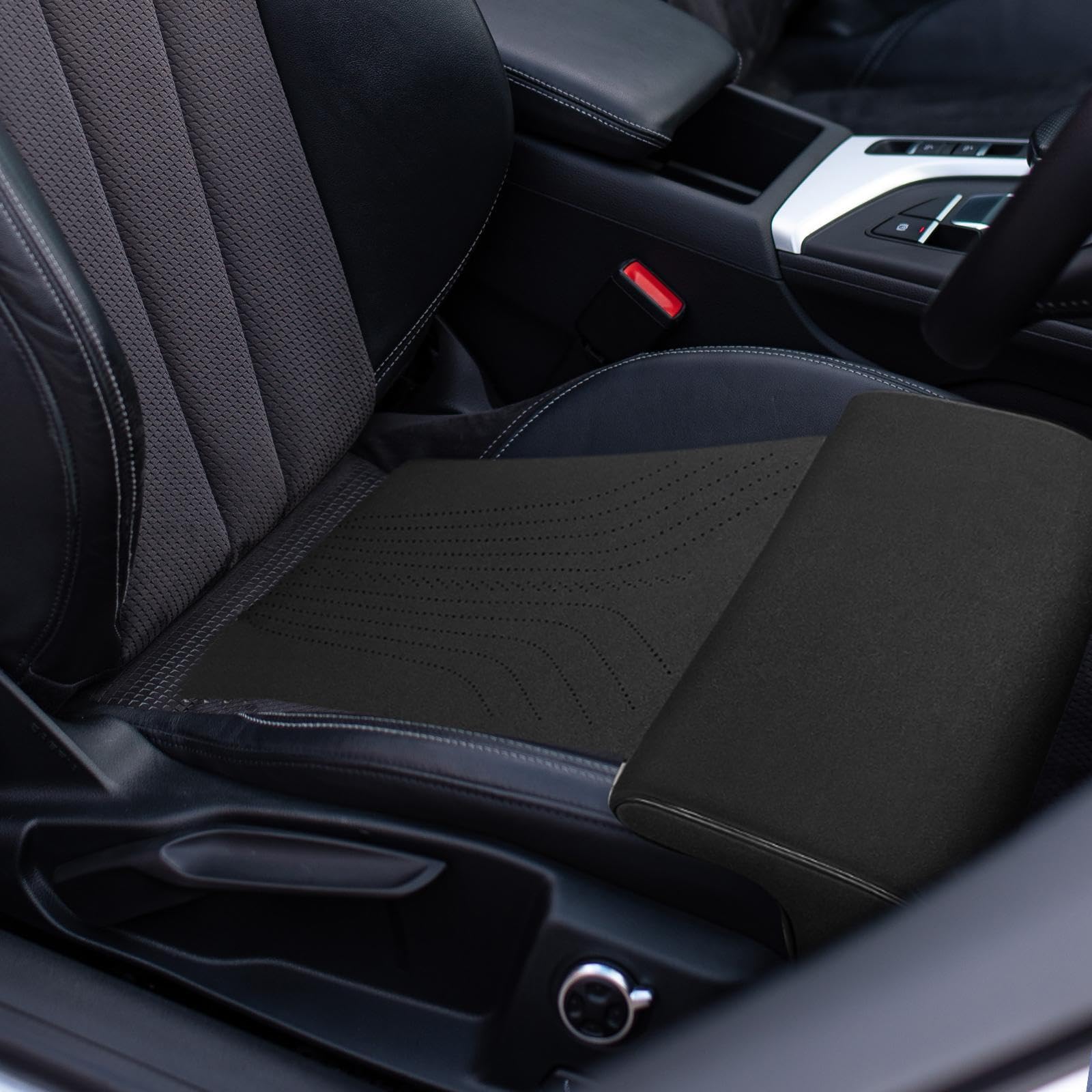 Okiyakusama Leg Support Extender Car Leg Extender Pillow for Driving for Buses Pleasant Non Slip Leg Rest Pillow Car Leg Extender, Black