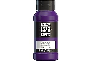 Unleash Your Artistic Vision with Liquitex BASICS Acrylic Fluid Paint in Dark Purple Majesty