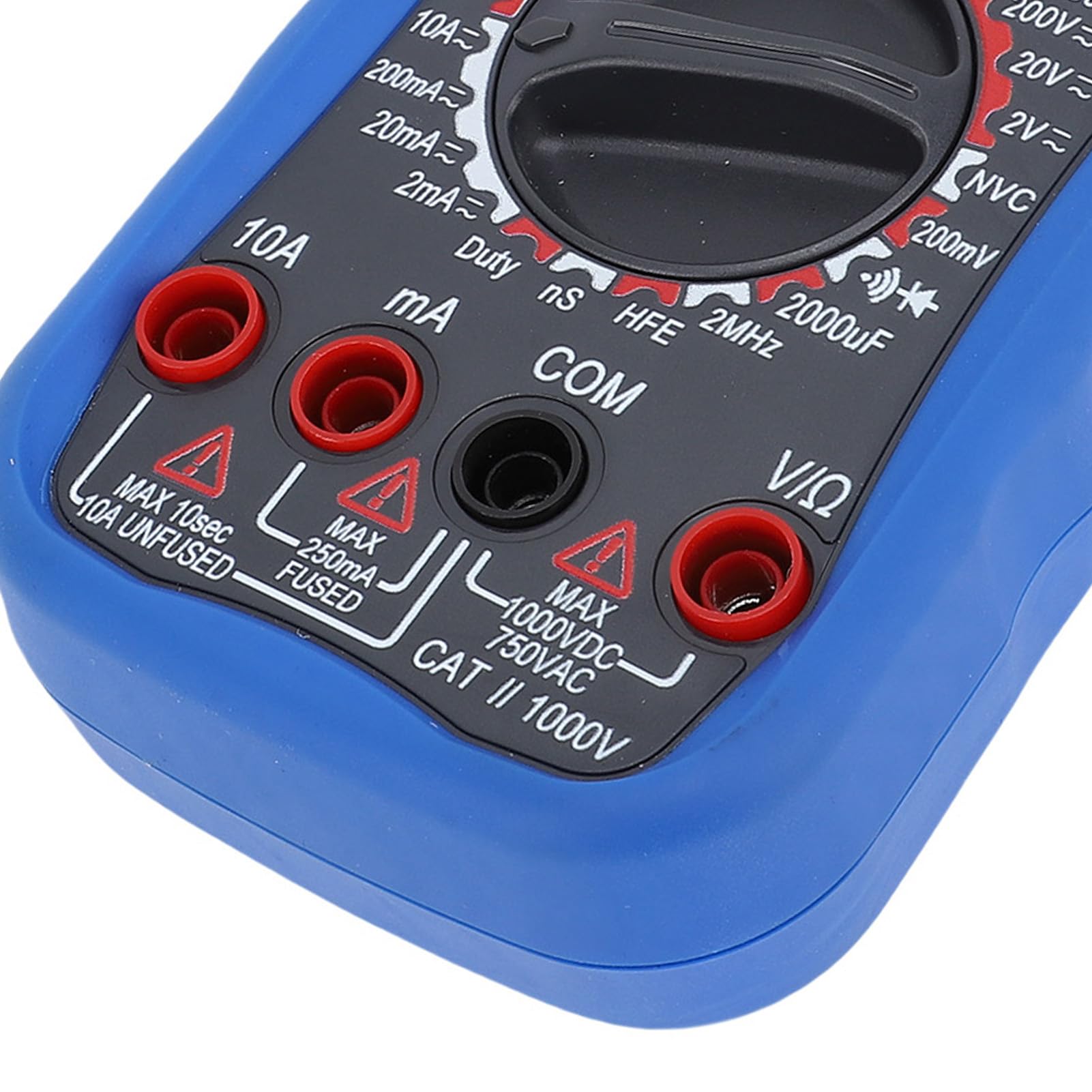 Generic Multímetro Digital Profesional con Pantalla Retroiluminada para Electricistas, Material ABS, 1 Multímetro + Accesorios