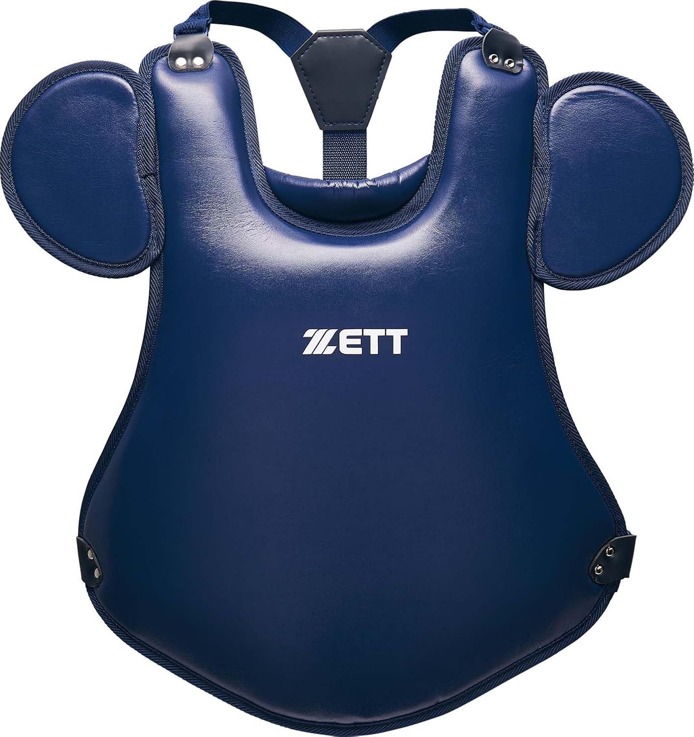 Zett BL4032S Baseball Protector for Soft and Rubber Soft Catcher's Protective Gear Set of 3, Navy (2900), Made in Japan