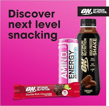 Optimum Nutrition Essential Amino Energy + Electrolytes, Ready to Drink Sugar Free EAA Energy Drink with Electrolytes and Caffeine, Workout Supplement for Men and Women, Pink Lemonade, 24x250 ml