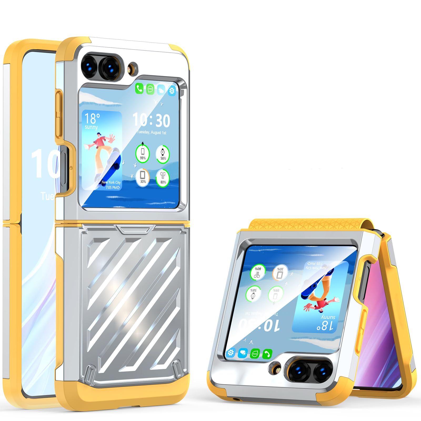 Coque antichoc Z Flip 5 protège charnière contre chutes et rayures