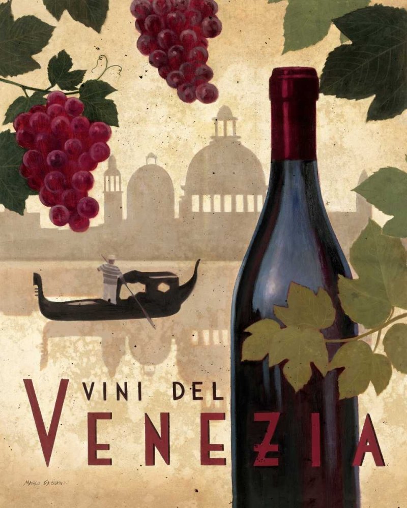 Sentirsi a casa TELA-FRAMED-con-AMERICANO-BOX-Vino-Festival-II-Fabiano-Marco-Cucina-Fine Art-stampa-su legno-cornice-Verticale-24x20_in