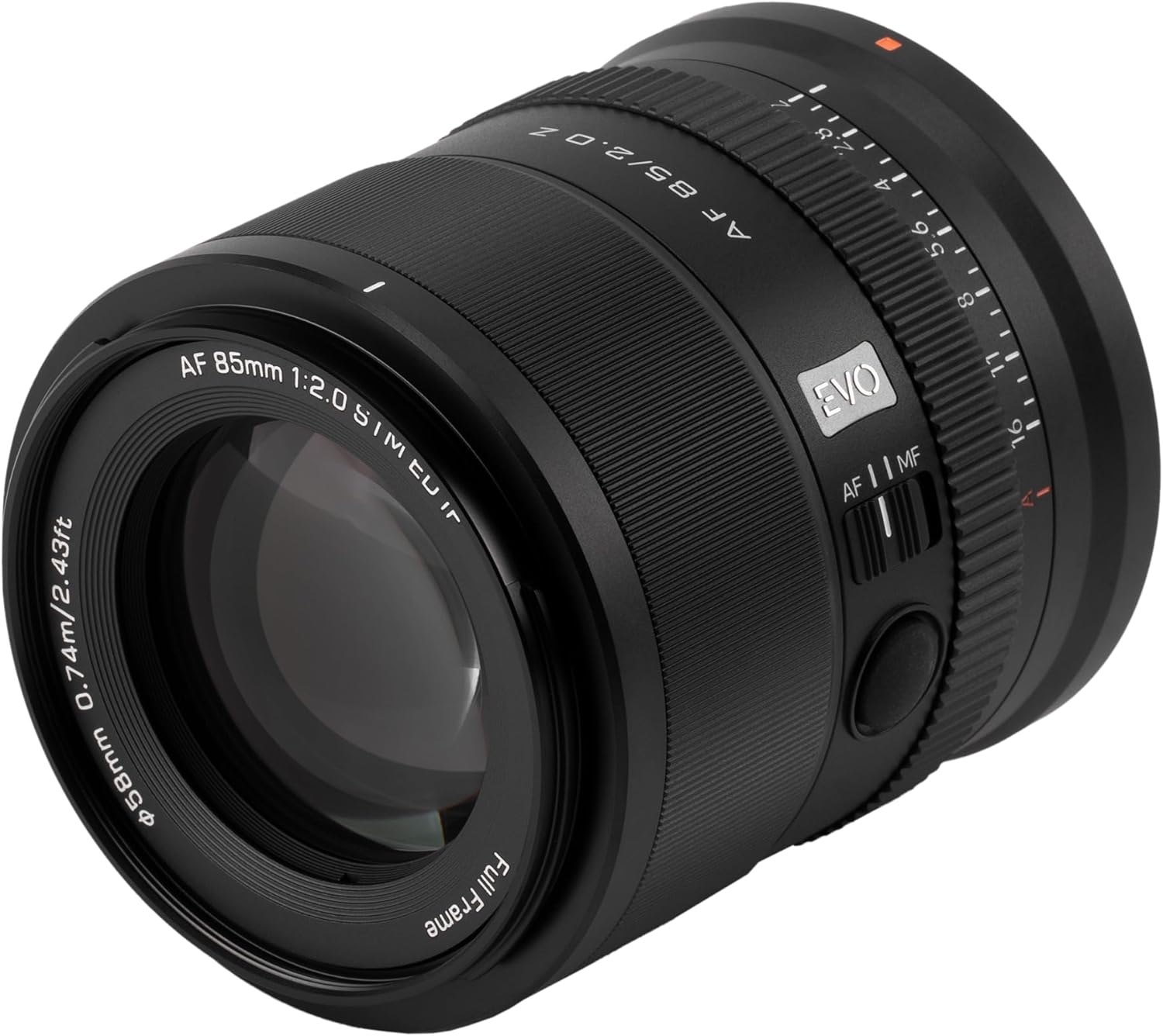 VILTROX 85mm F2.0 Z Lens, AF 85mm f/2 EVO Z Lens for Nikon, Full Frame Auto Focus Portrait Lenses for Nikon Z Z6 III Zf Z8 Z9 Z30 Zfc Z50 II Z7 II ZR