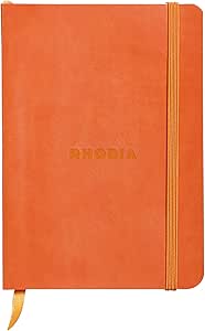 RHODIA 118068C - Carnet Rigide Webnotebook Orange - A6 - Ligné - 192
