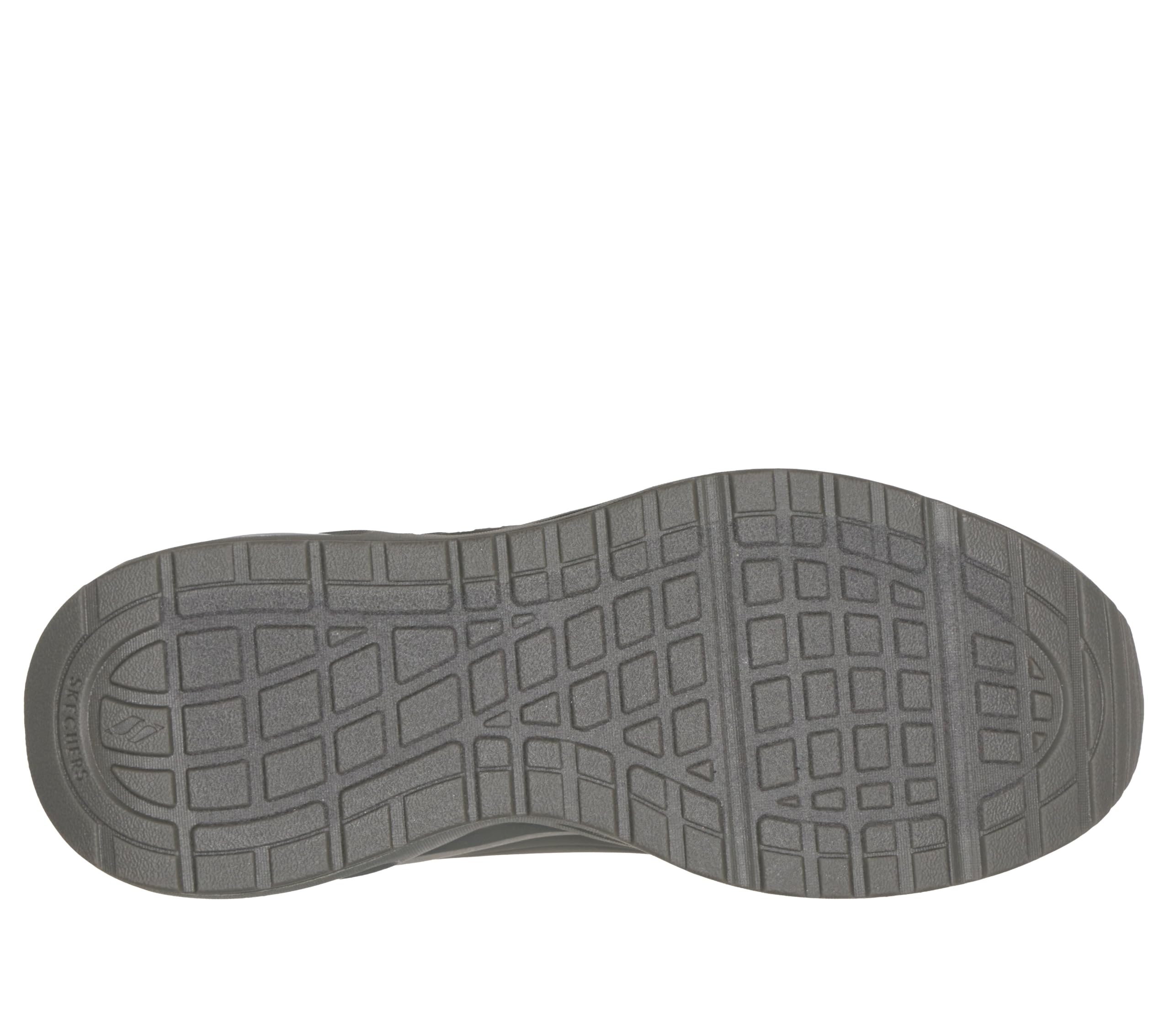 Skechers Herren UNO Glide-Step Glide On Air Turnschuhe, Olive Durabuck, 44 EU – Ansicht 2