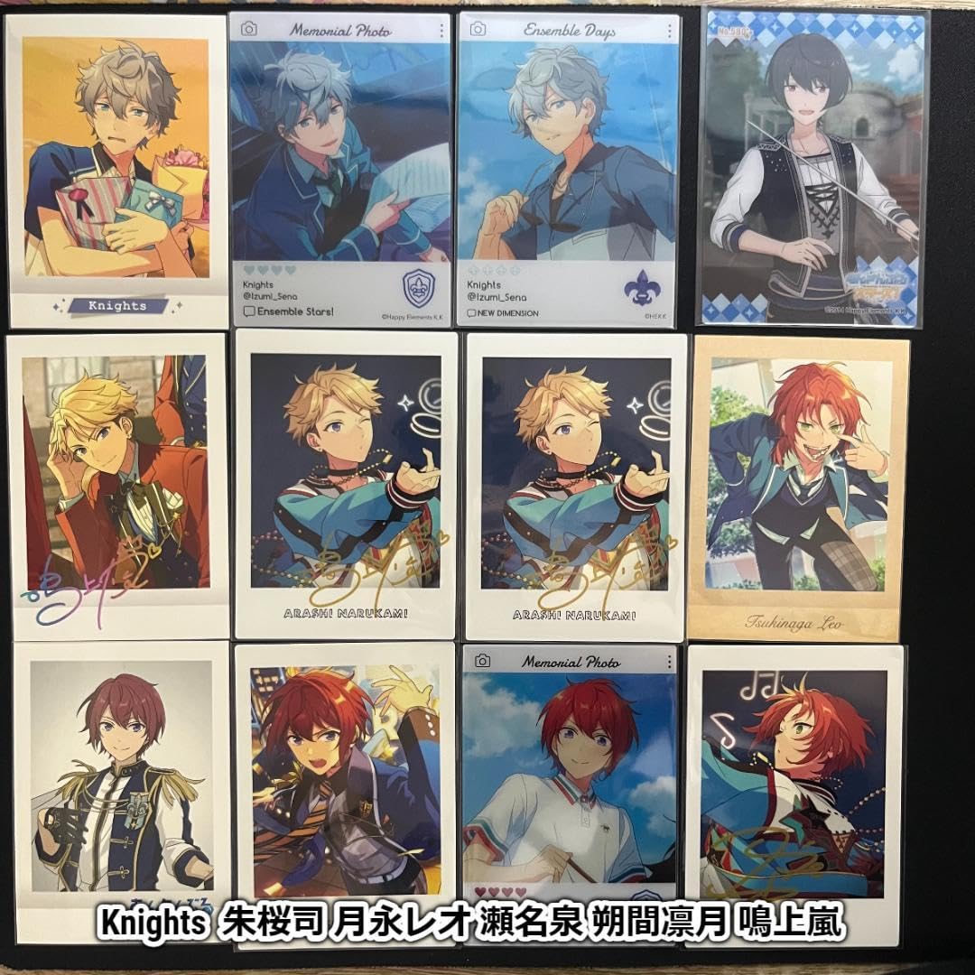 Amazon.co.jp: あんスタ Knights 月永レオ 瀬名泉 朔間凛月 鳴上嵐 朱 