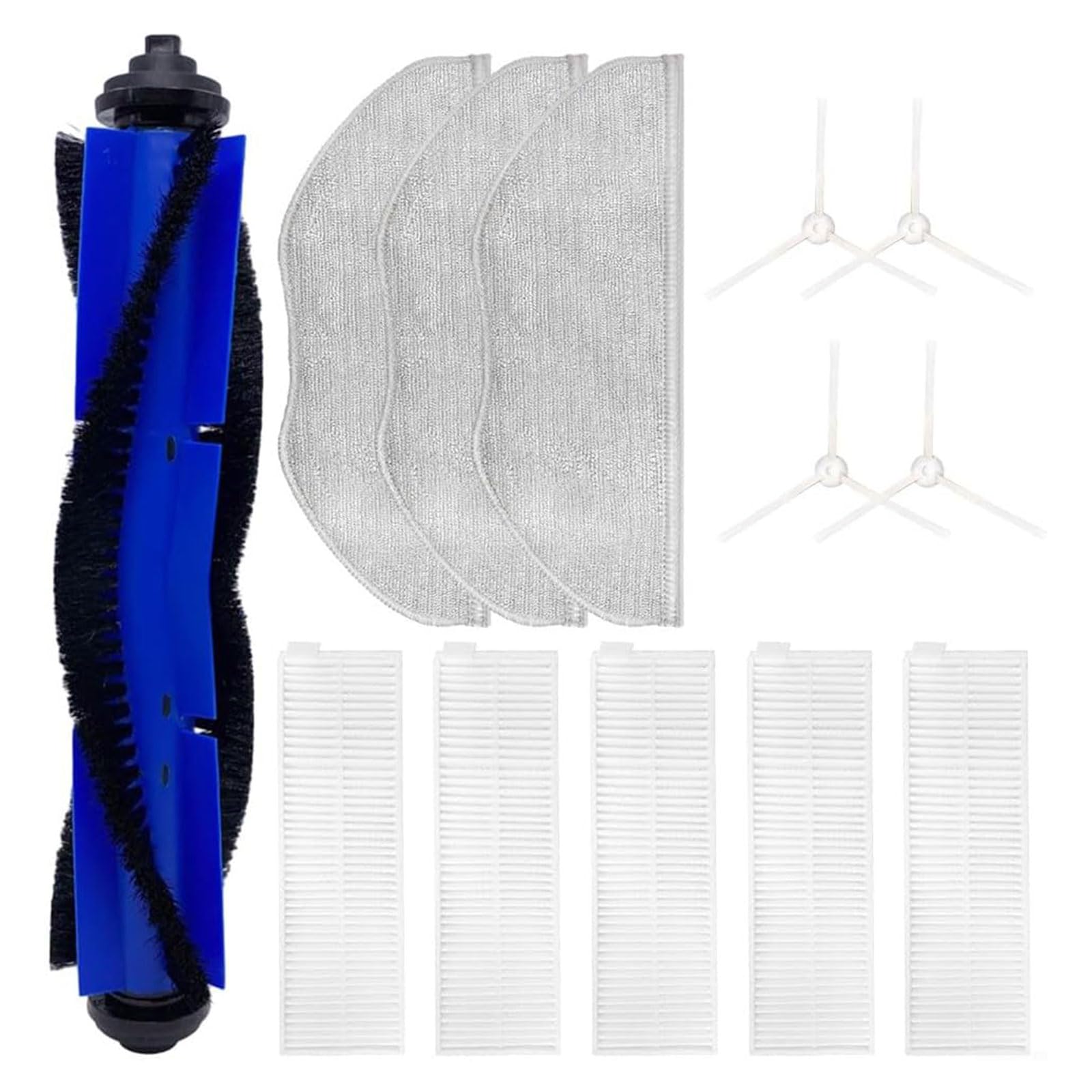 Jazuaiao Mop Cloth Main Brush Essential Attachments Filter Roller Brush for Rowent X-plorer Electric Spare Parts
