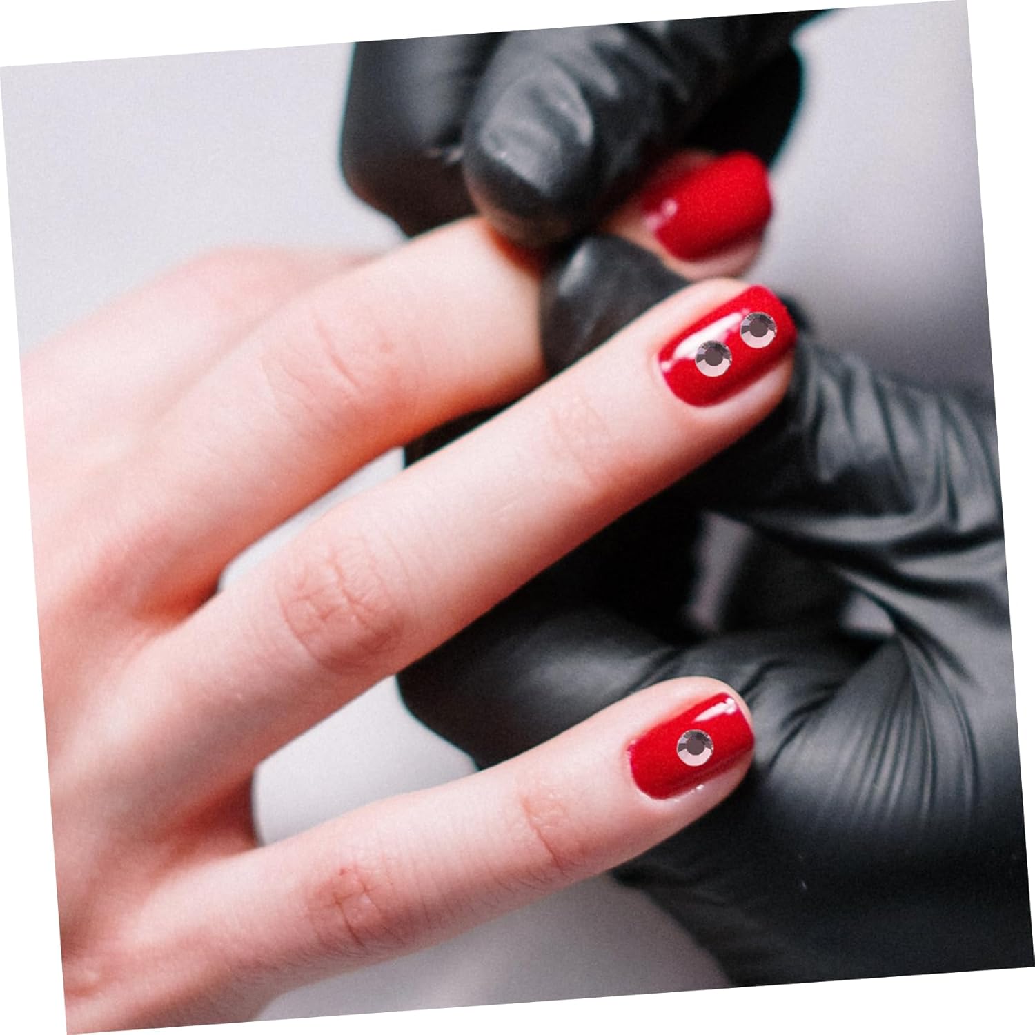 4pcs Flatback Rhinestones for Nail Art Light for Nail Designs and Crafting for Parties and Stage