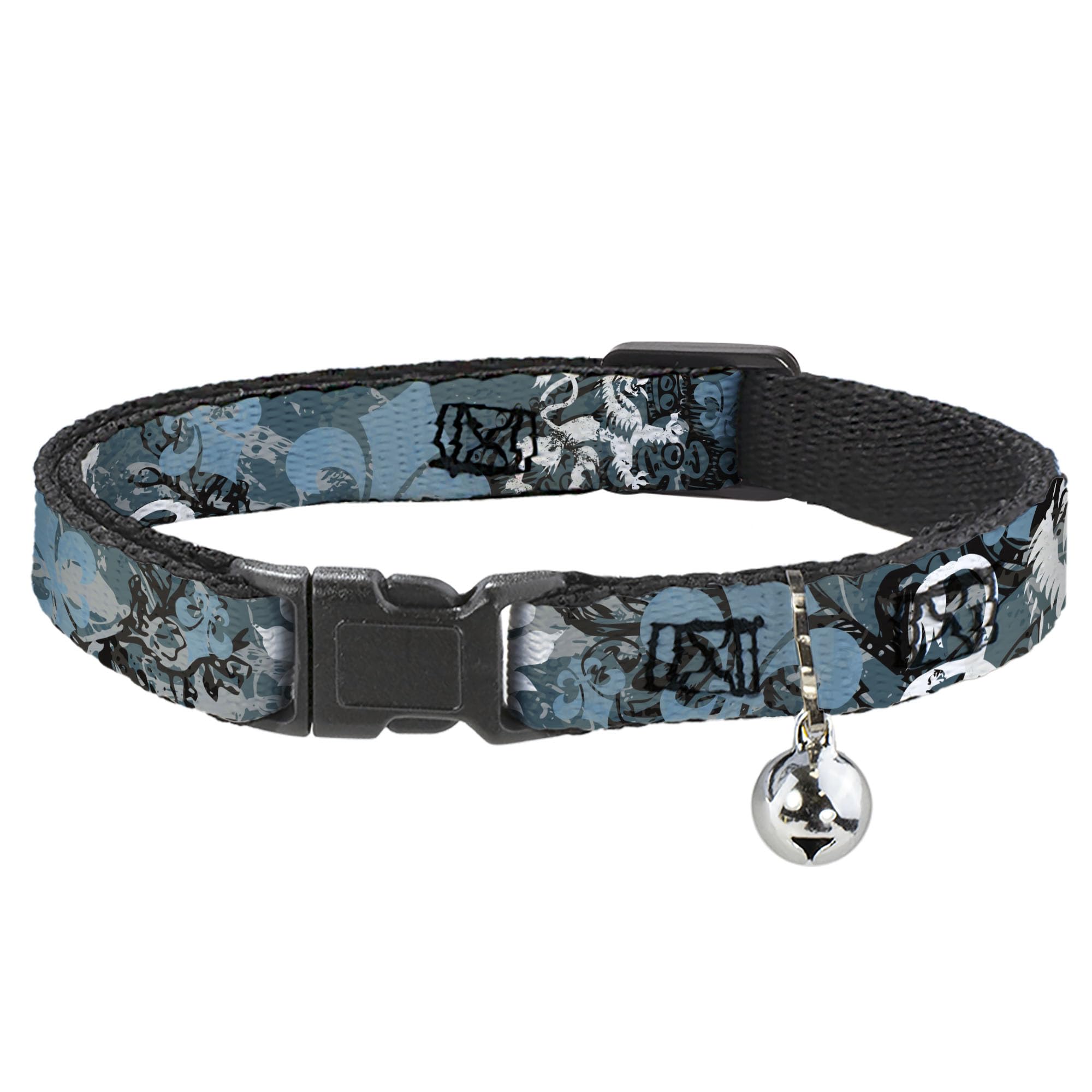 Collar para Gato con Cierre Breakaway Antiahogo Ancho 1,27 cm Gotico