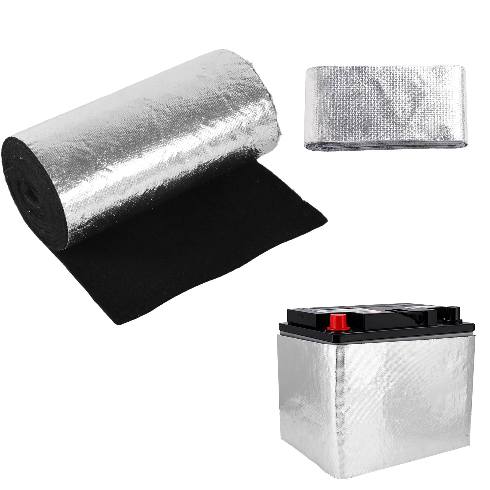 Akuoly Isolatietape voor de auto, 40 ~ 240 graden Celsius, zwart, 20 mm x 30 m