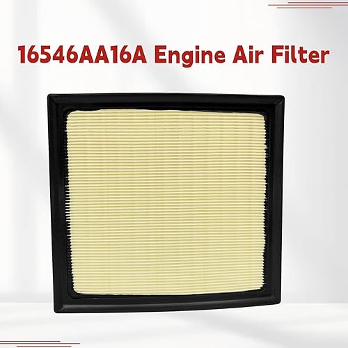 Miniatura 8 de Filtro de aire de motor de repuesto 16546AA16A compatible con Subaru Impreza Crosstrek Ascent Forester Outback Legacy Wrx 2017-2024