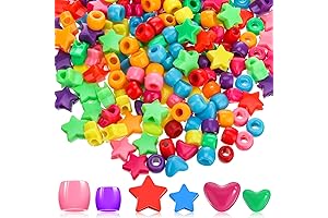 Big Beads for Kids: Heart-Shaped, Star-Shaped, and Kawaii Crafts