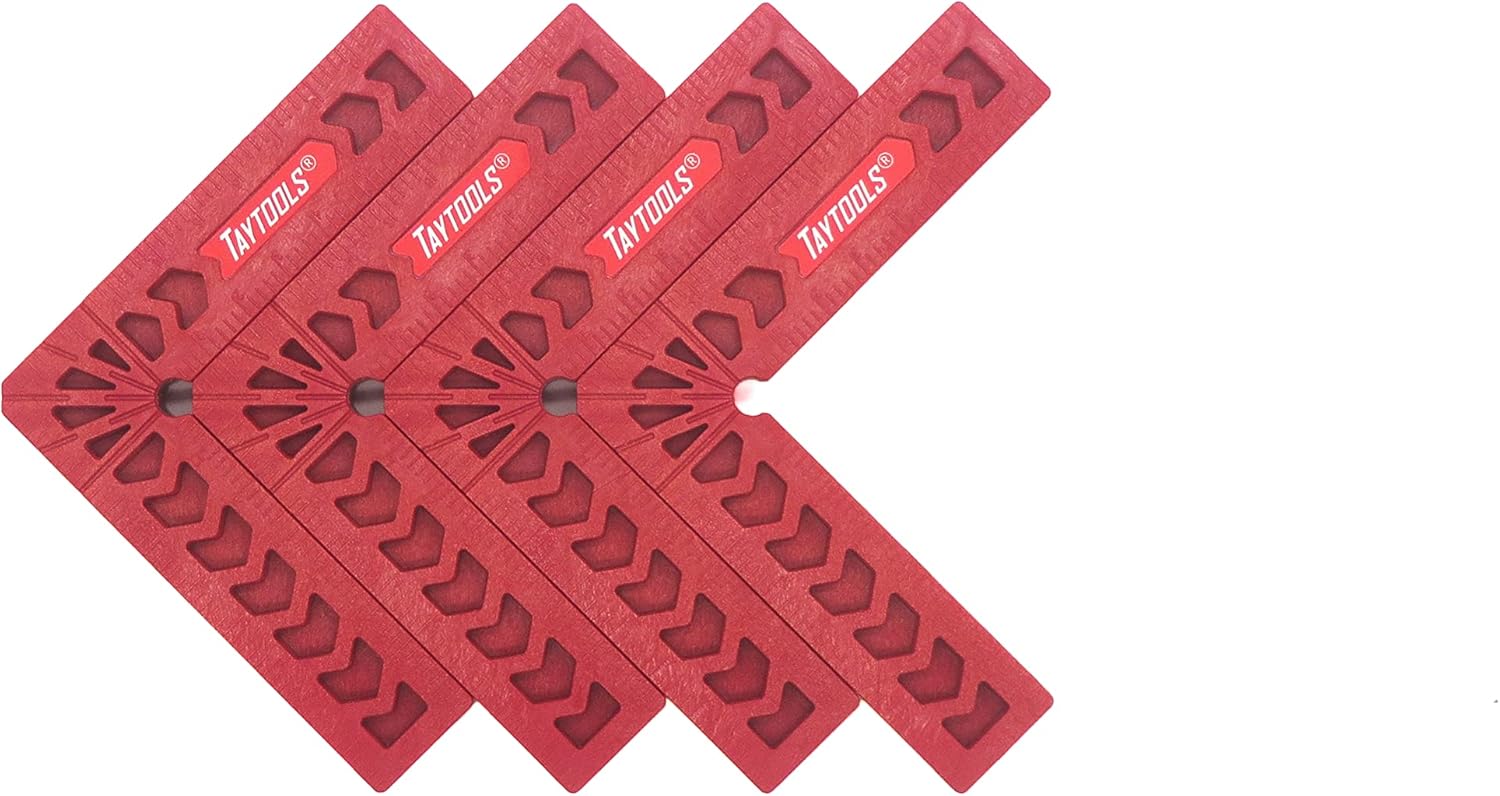 Taytools 106390 4 Piece Set 4” x 4” Glass Reinforced Nylon Clamping Assembly Guaranteed Square Within +/- 0.002”