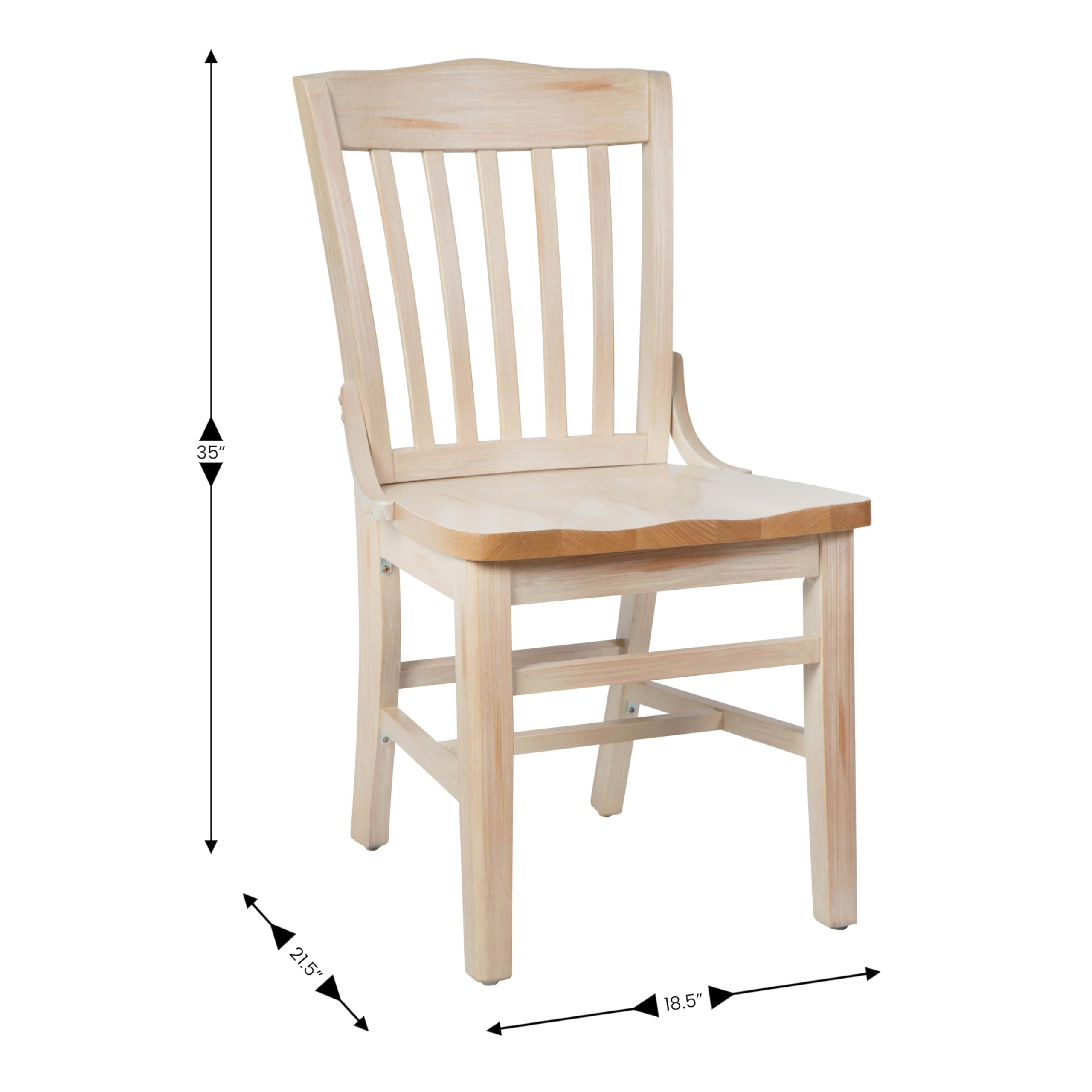 Amazon.com - Flash Furniture Hercules School House Back Metal
