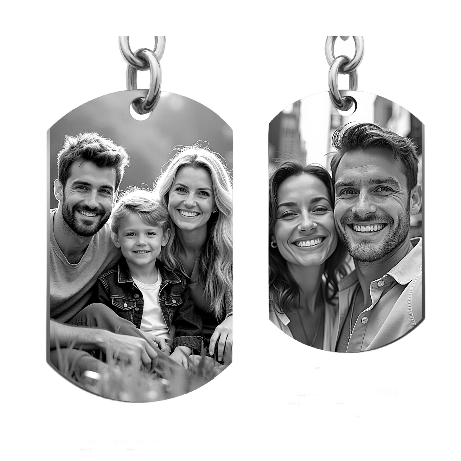 Llavero de Acero Inoxidable, Regalos Personalizados, Llaveros con Grabado Láser Personalizable
