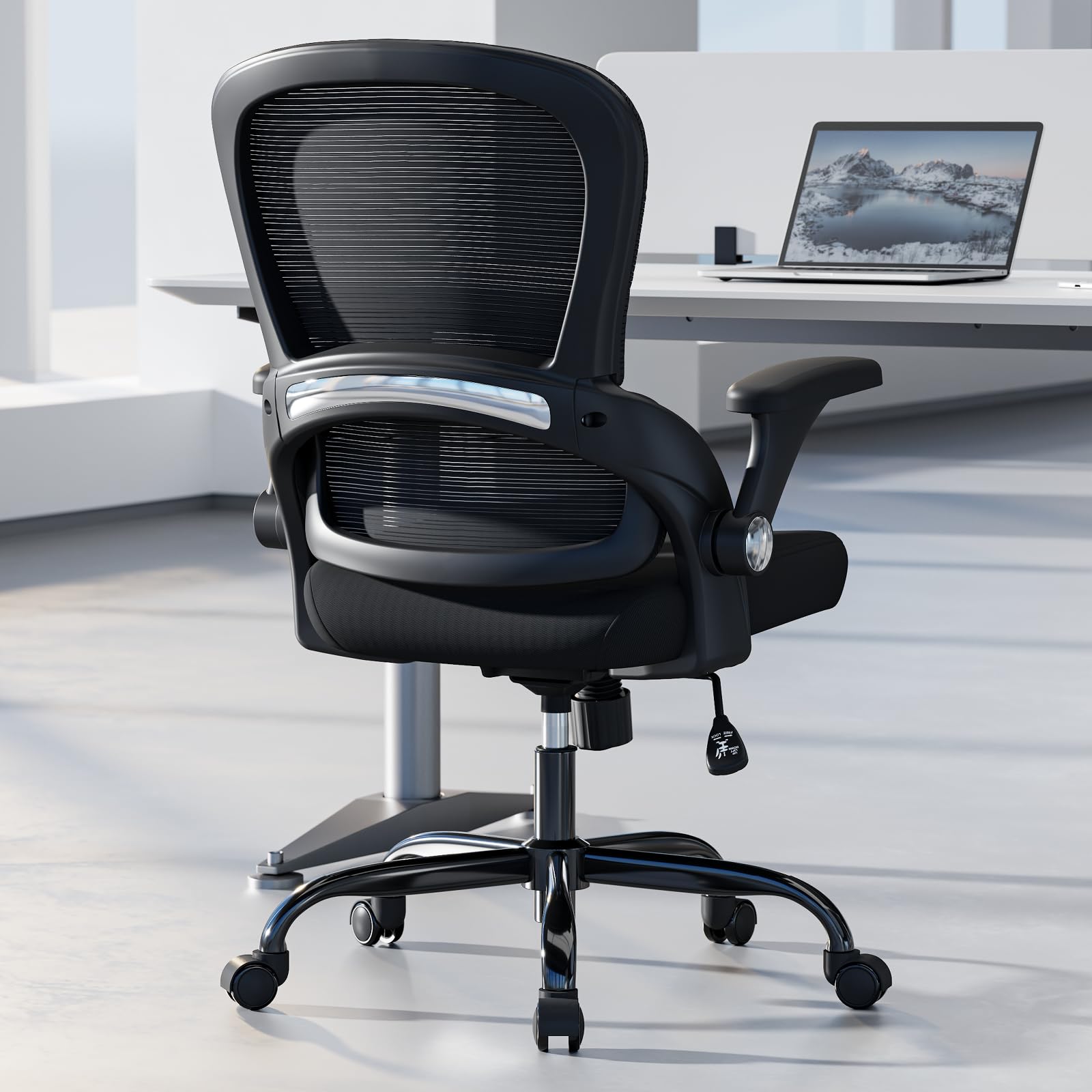 TRALT Office Chair - Ergonomic Office Chair with Back Support Home Office Desk Chairs 330lbs Wide Seat Big