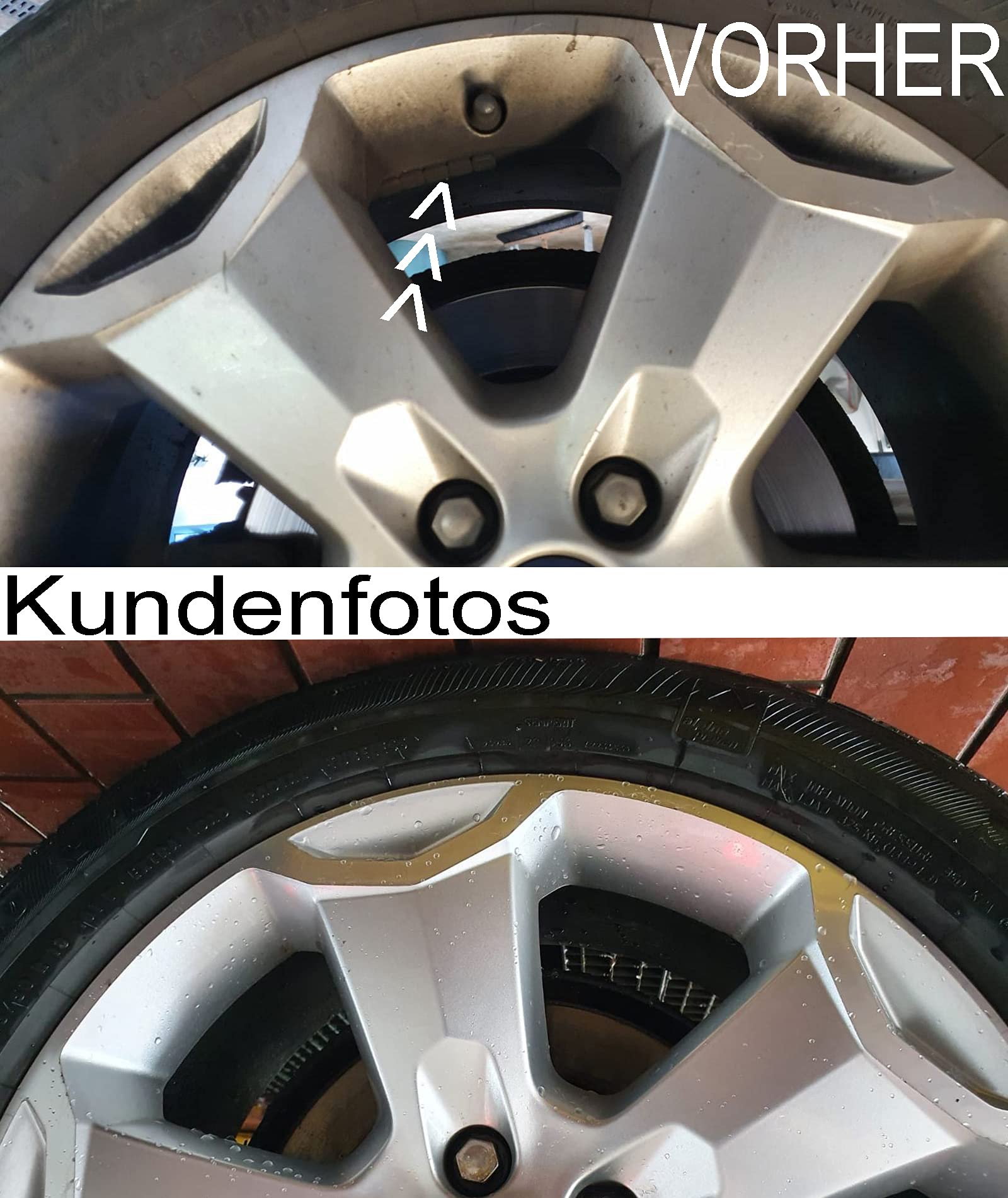 5 Litre cleanprince Jante Propre Prêt à L'em Ploi 5000 ML Nettoyant en Alliage Peu de Poussière Acier Enjoliveurs Produits Entretien Intensif Auto Atelier Voiture Kfz Lave-Auto Rim Autpaufbereitung