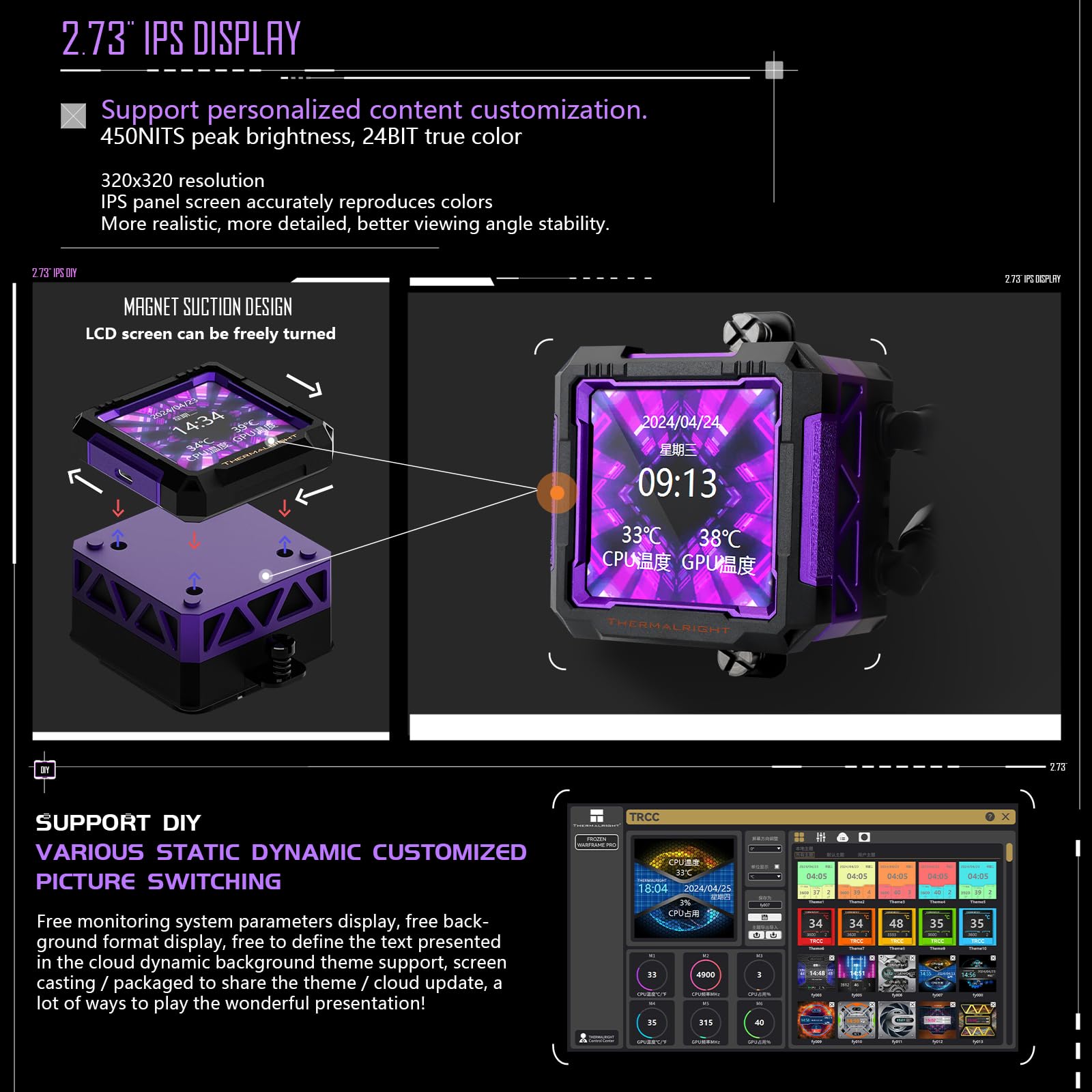 Thermalright Frozen Warframe Pro 360 (nero) - Watercooling CPU Processore