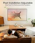 USX MOUNT Support mural TV à mouvement complet pour téléviseurs de 26 à 65 po jusqu'à 77 LBS, support mural TV, support articulé à montant unique, extension pivotante lisse, VESA max 400x400 mm, XMM919